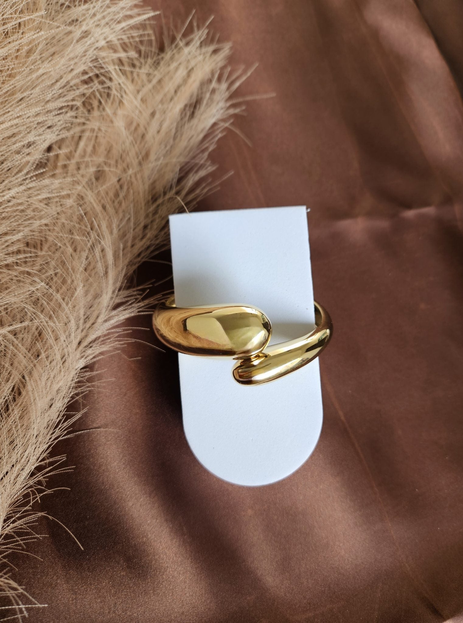Brazalete Acero Forma Gotas