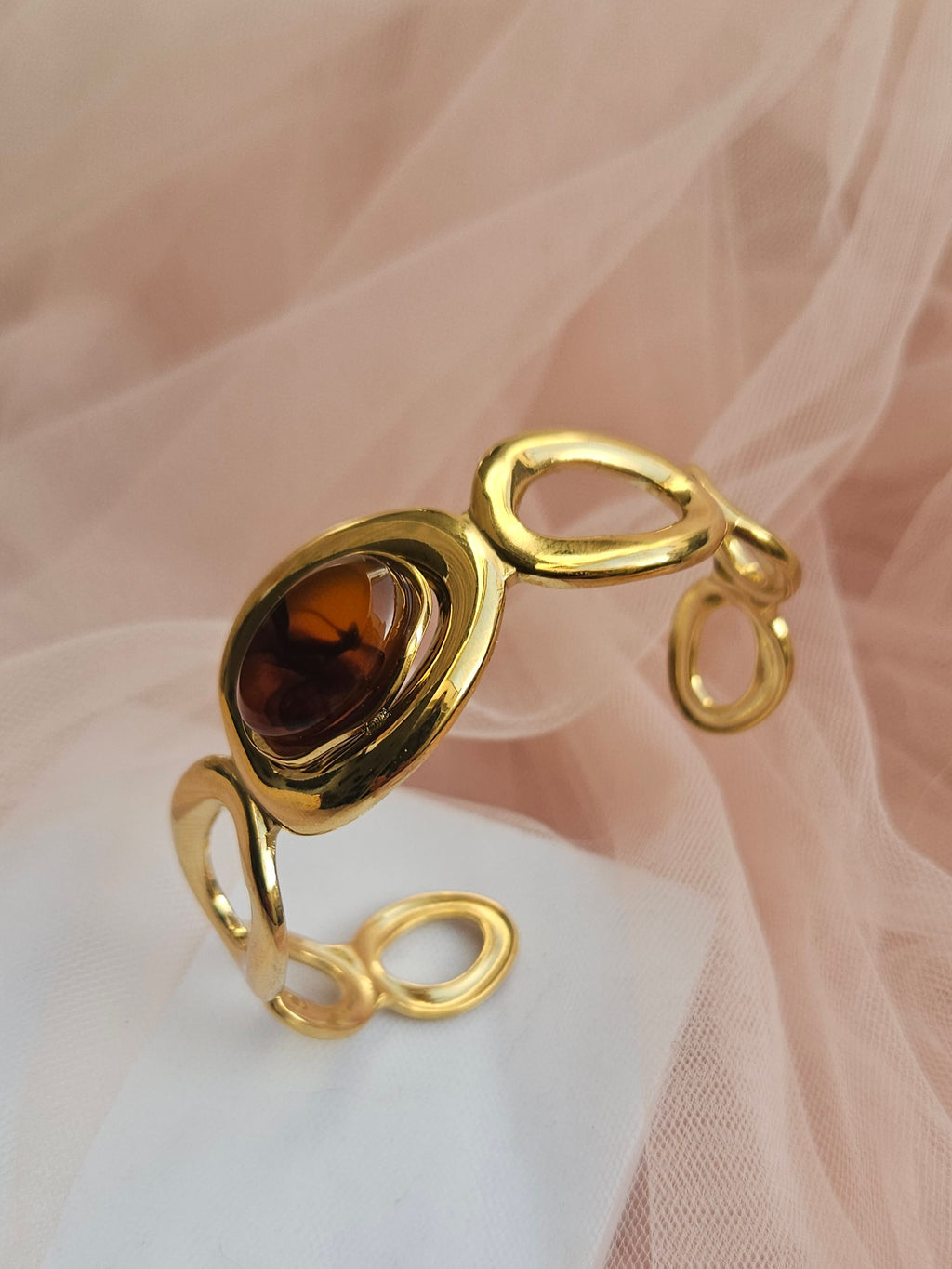 Brazalete Resina Marrón