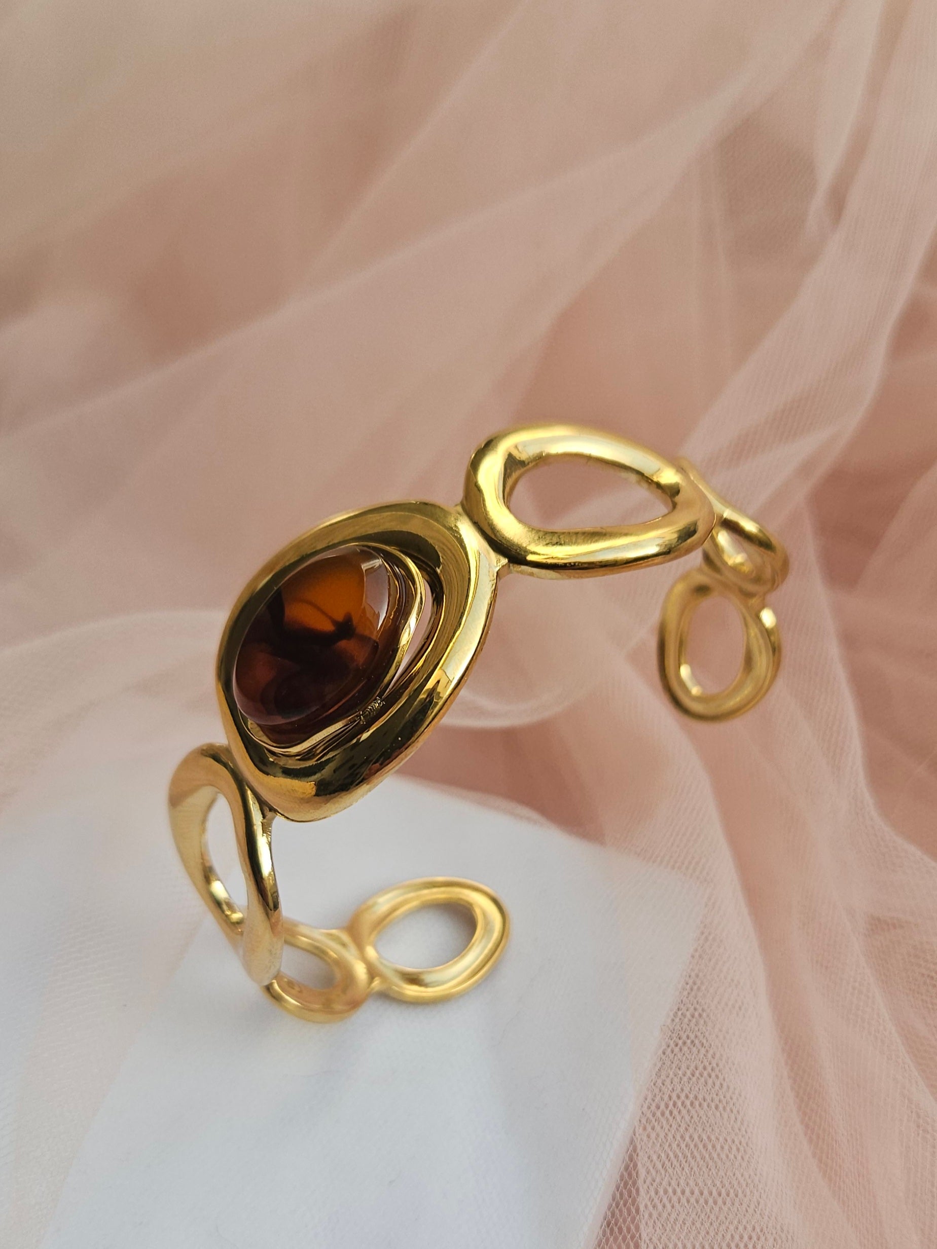 Brazalete Resina Marrón