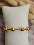 Brazalete Acero Bolitas