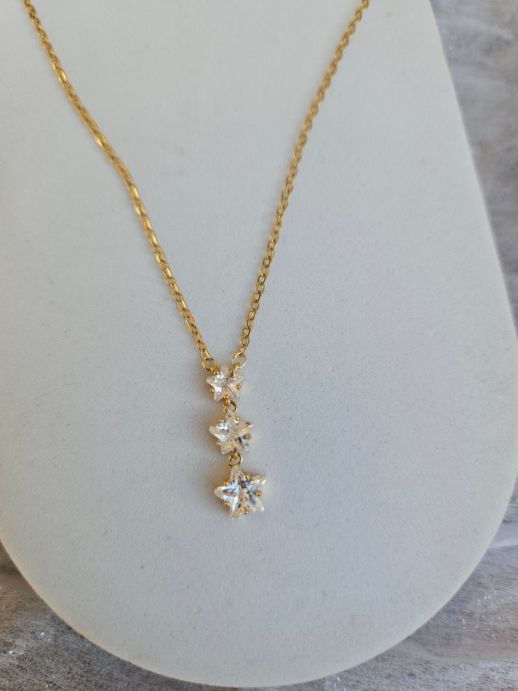 Collar Acero Gargantilla Estrellas