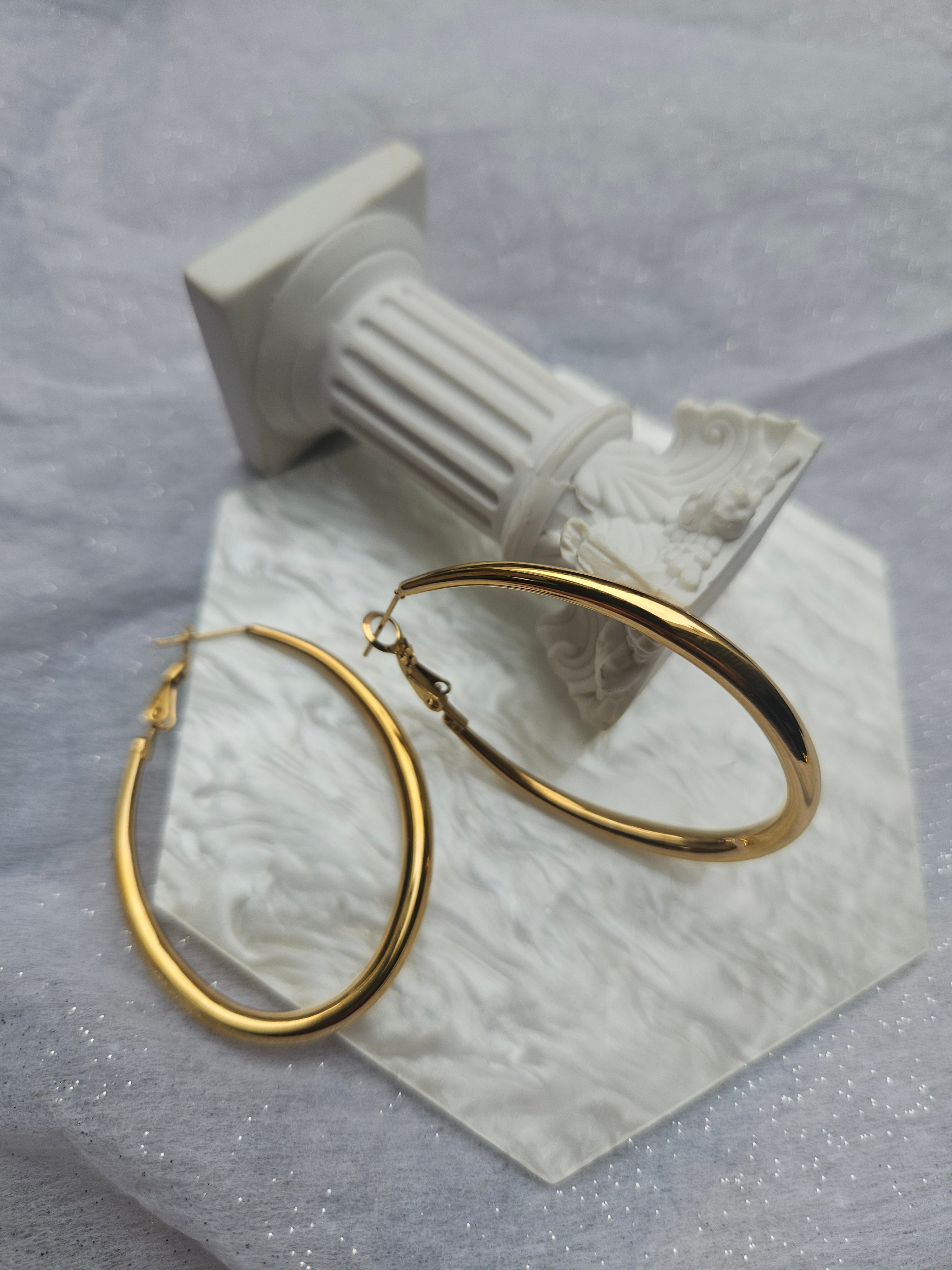 Pendientes de Acero Aros