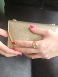 Anillo Acero Strass