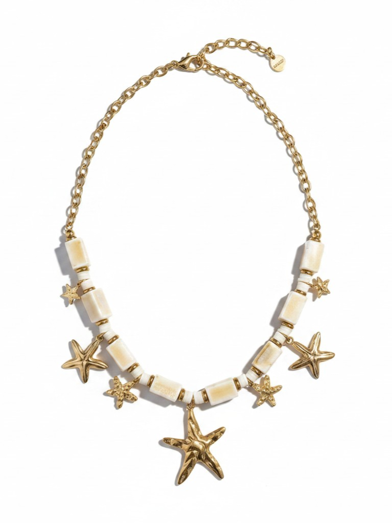 Collar Acero Estrellas de mar