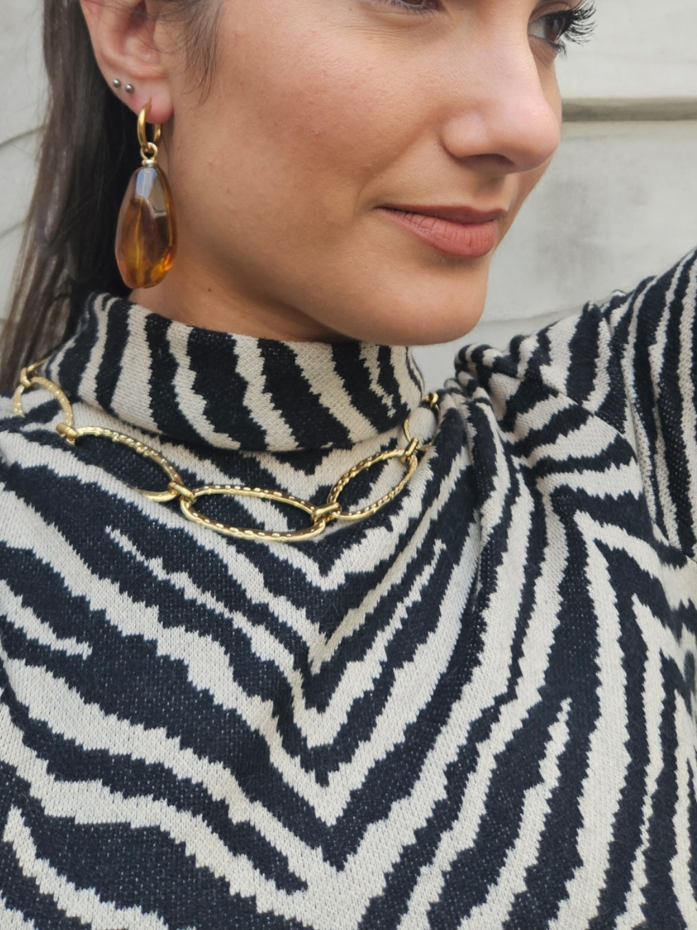 Pendientes de Acero Marrones