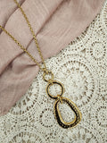 Collar Acero Círculo triple