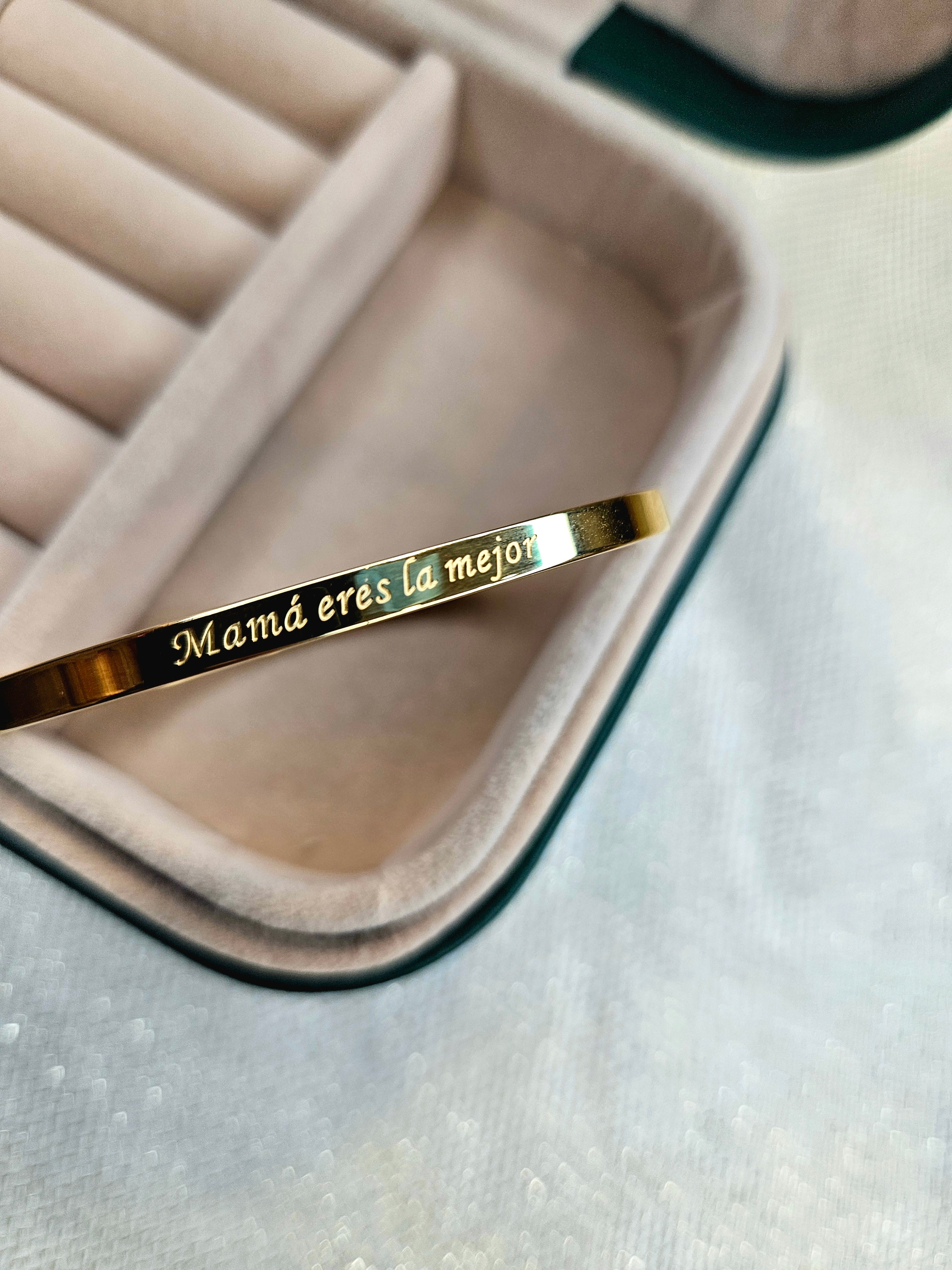 Pulsera Acero Mamá eres la mejor