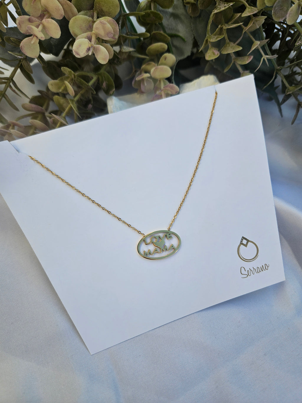 Collar Acero Love Mama