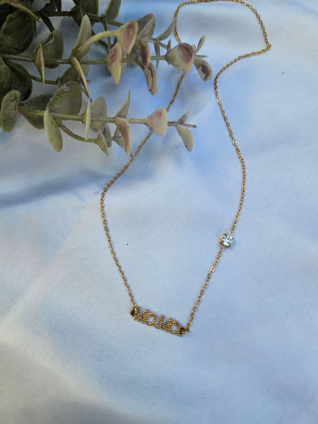 Collar Acero Mamá