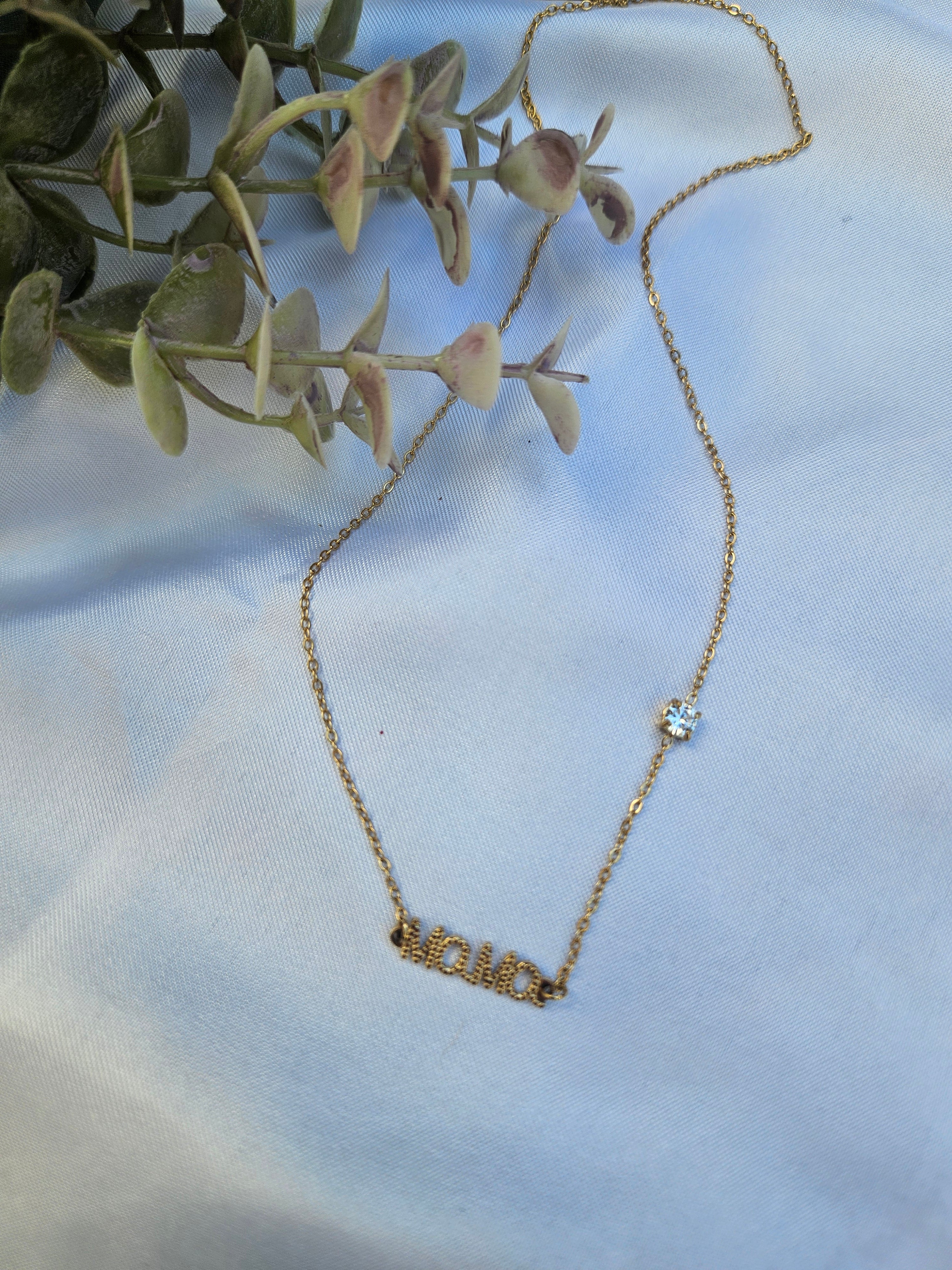 Collar Acero Mamá