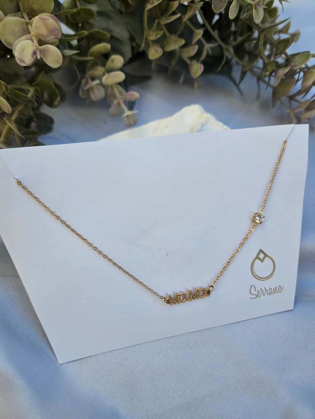 Collar Acero Mamá