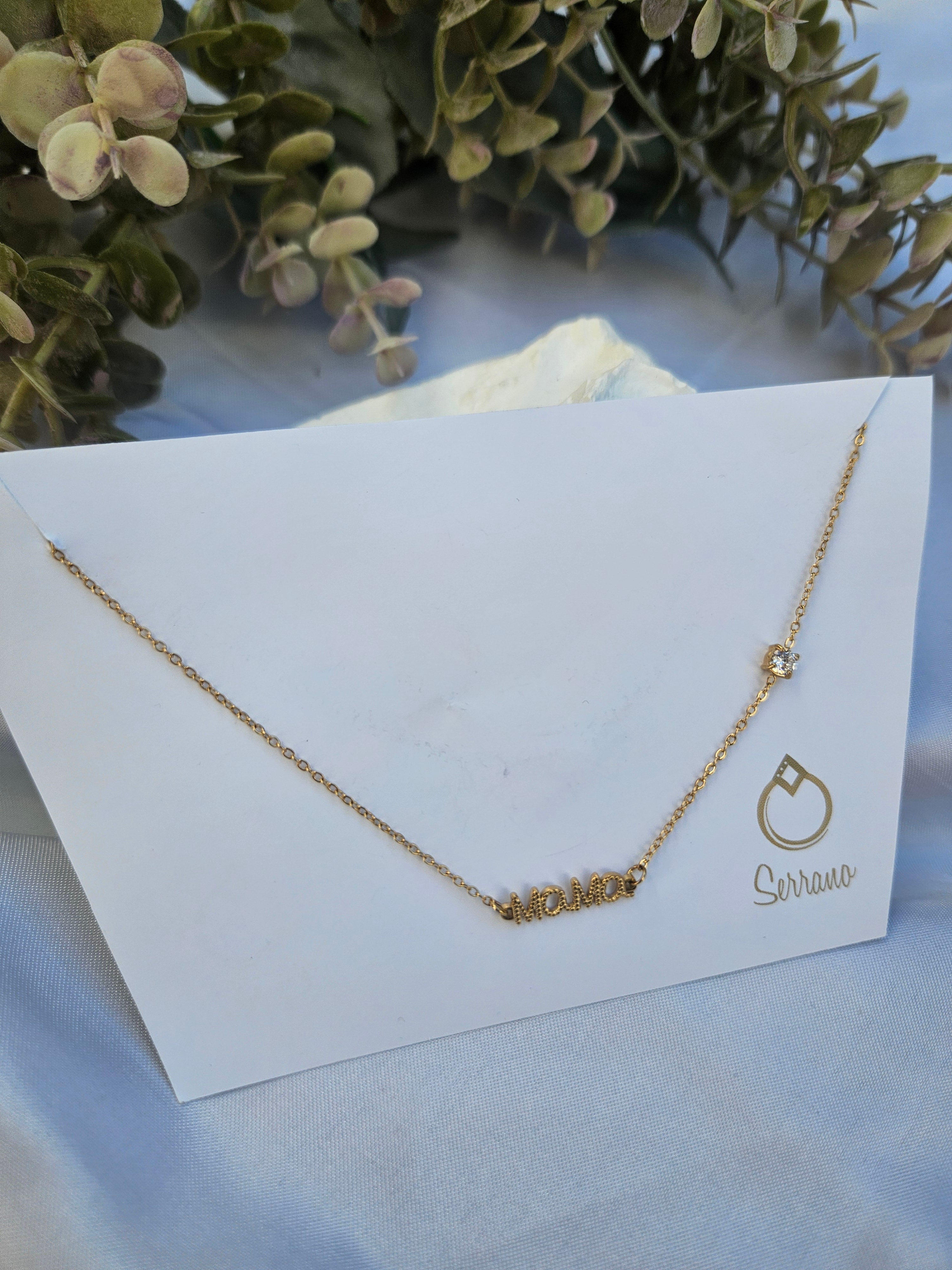 Collar Acero Mamá
