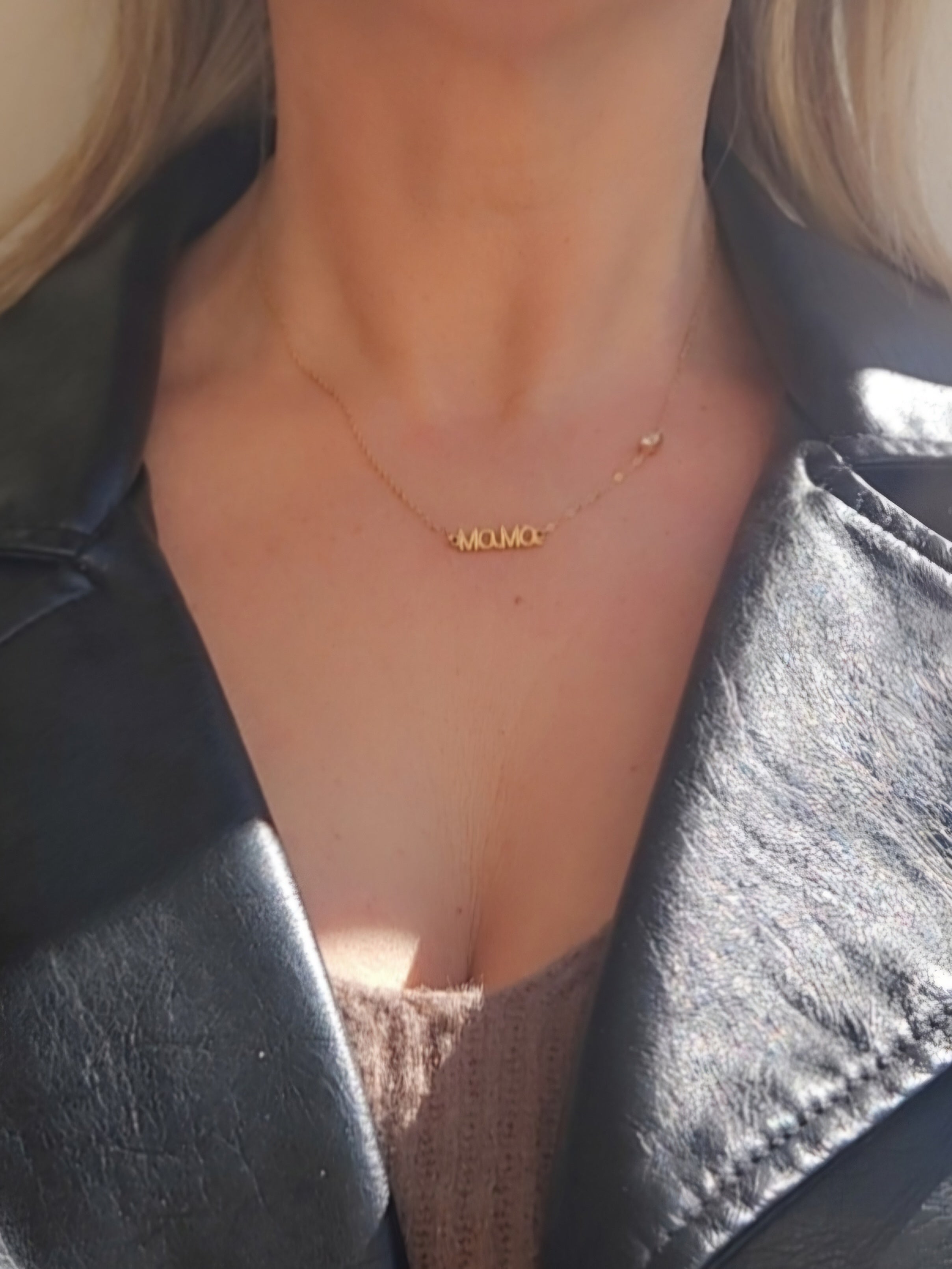 Collar Acero Mamá