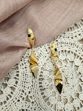 Pendientes de Acero Largos Espiral