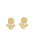 Pendientes de Acero Monedas