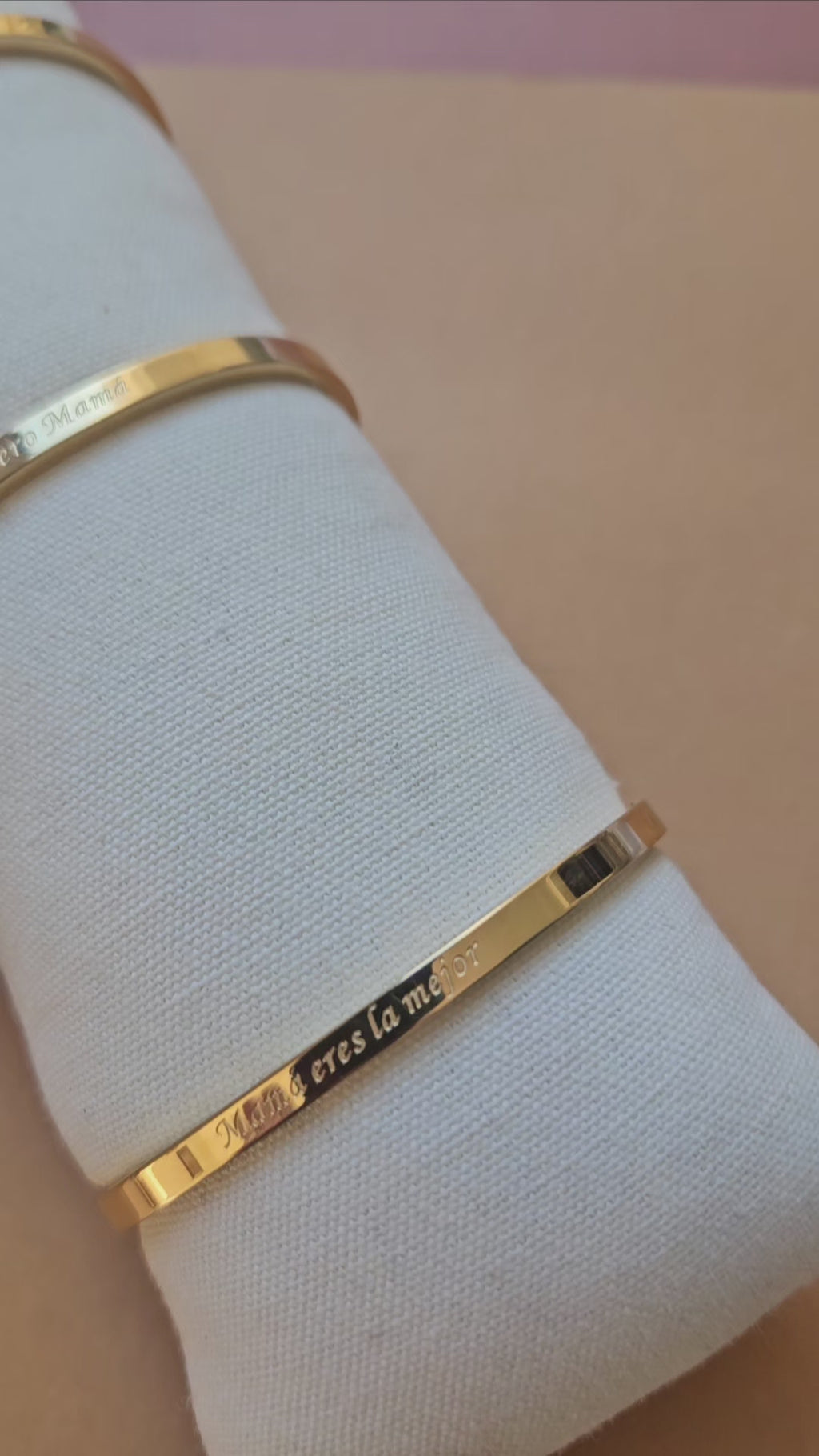 Pulsera Acero Te quiero mamá