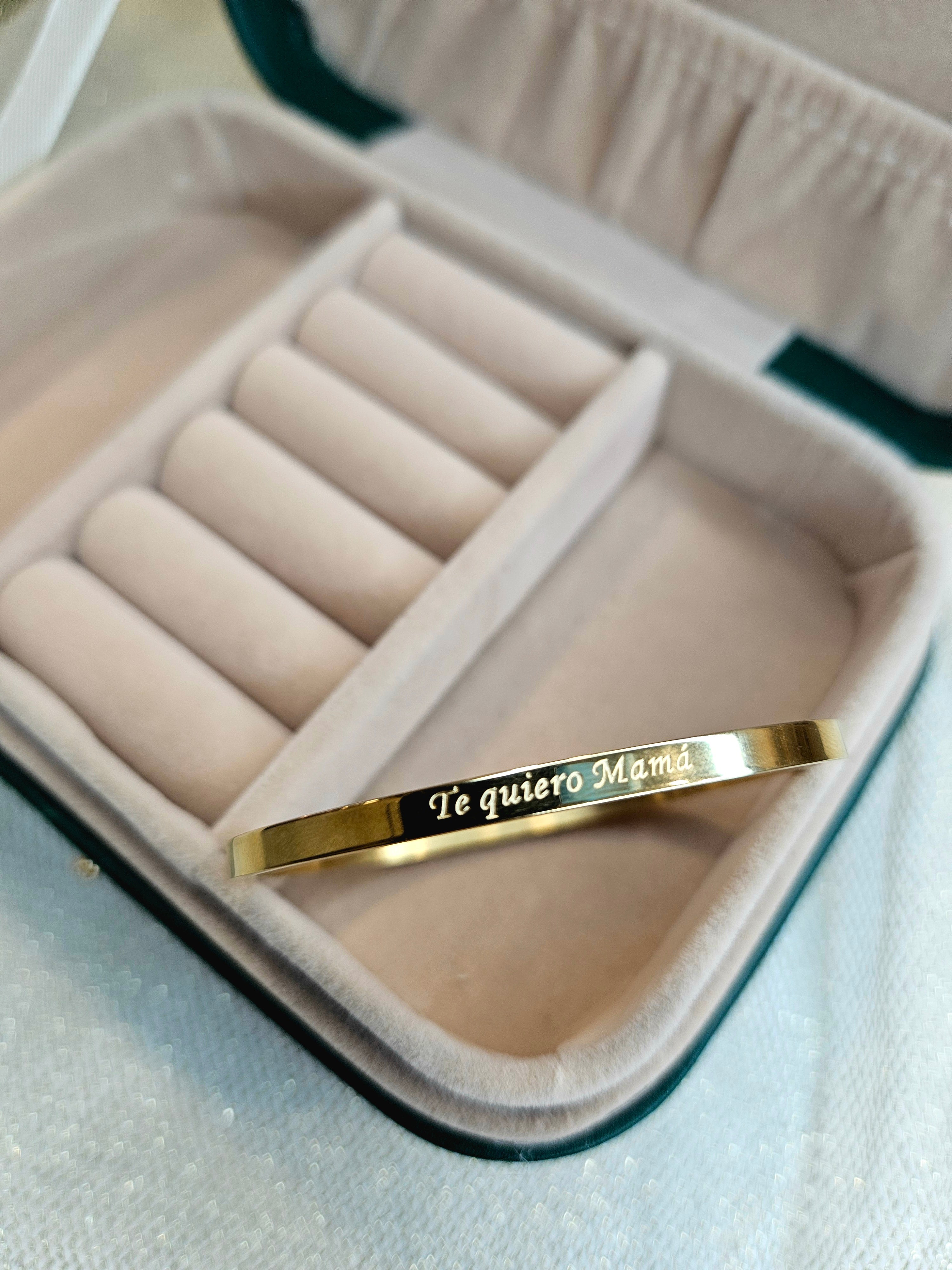 Pulsera Acero Te quiero mamá